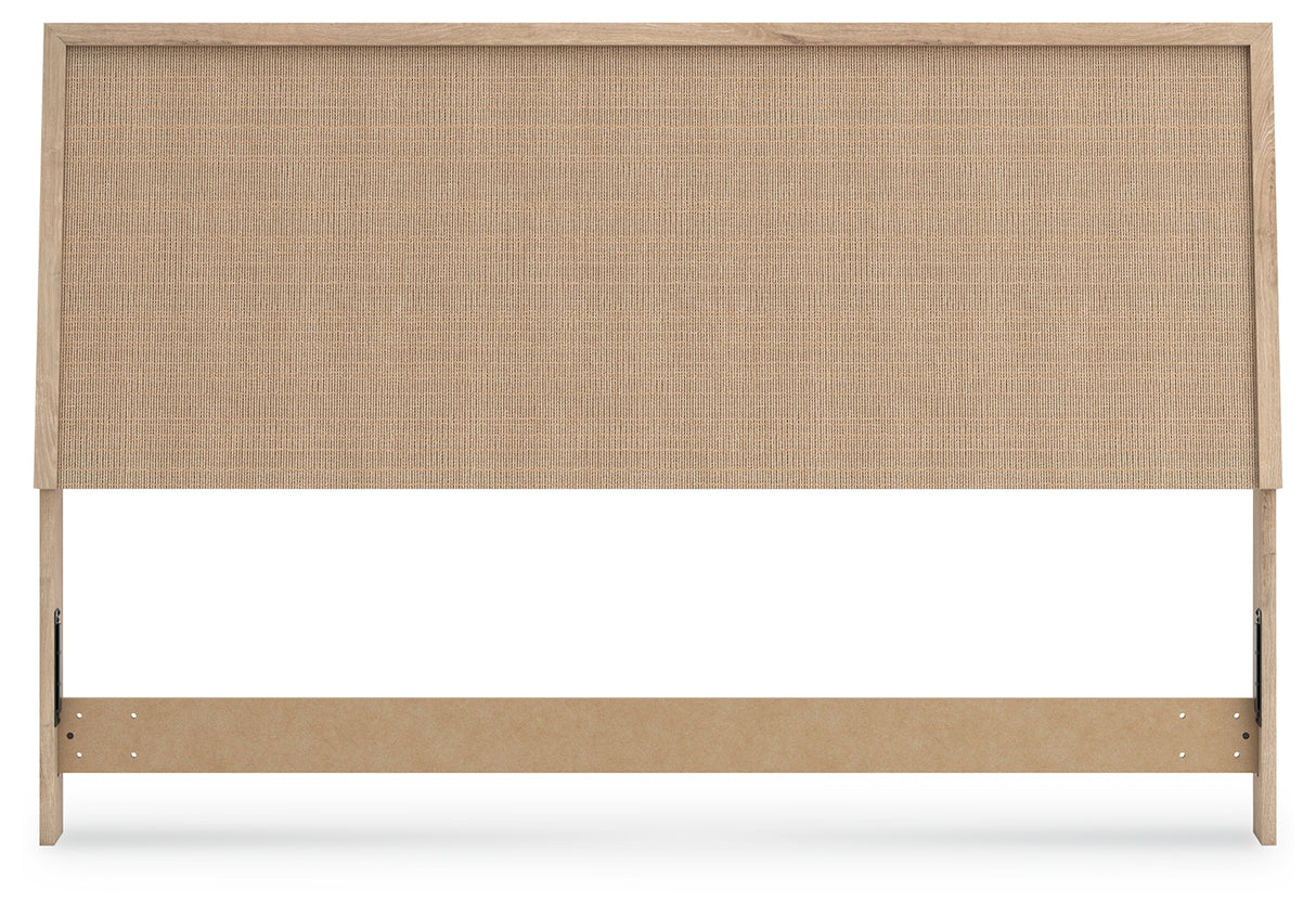 Cielden King Panel Headboard with 2 Nightstands in Two-tone from Ashley - Luna Furniture