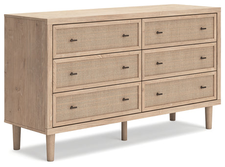 Cielden King Panel Headboard with Dresser and 2 Nightstands in Two-tone from Ashley - Luna Furniture