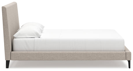 Cielden Soft Gray California King Upholstered Platform Bed from Ashley - Luna Furniture