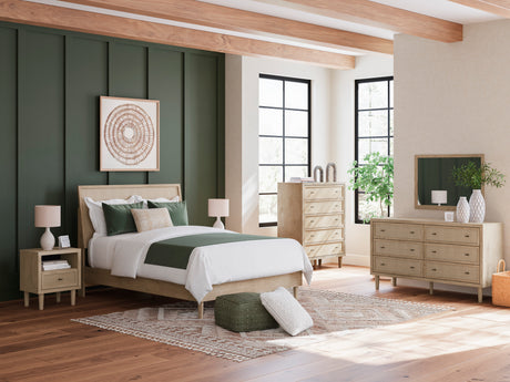 Cielden Tan Platform Bedroom Set from Ashley - Luna Furniture