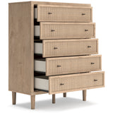 Cielden Tan Platform Bedroom Set from Ashley - Luna Furniture