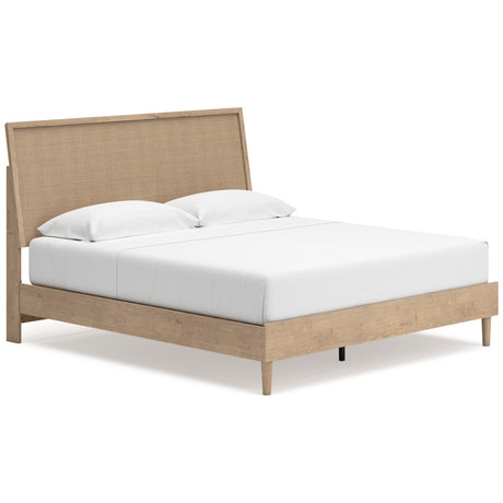 Cielden Tan Platform Bedroom Set from Ashley - Luna Furniture