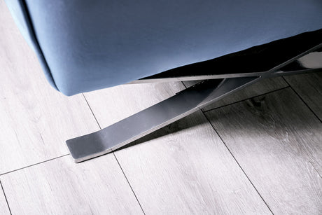 Civellutino Light Blue Sofa from Furniture of America - Luna Furniture