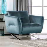 Civellutino Teal Chair from Furniture of America - Luna Furniture