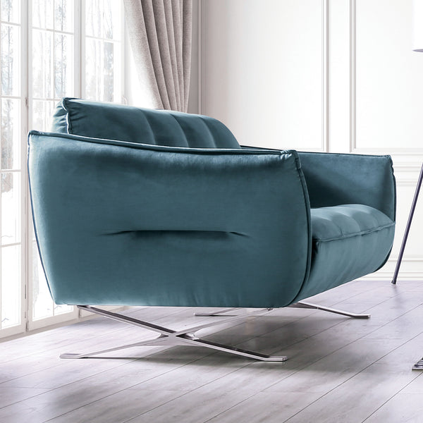 Civellutino Teal Loveseat