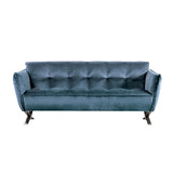 Civellutino Teal Sofa from Furniture of America - Luna Furniture