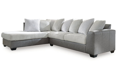 Clairette Court Alloy 2-Piece LAF Chaise Sectional from Ashley - Luna Furniture