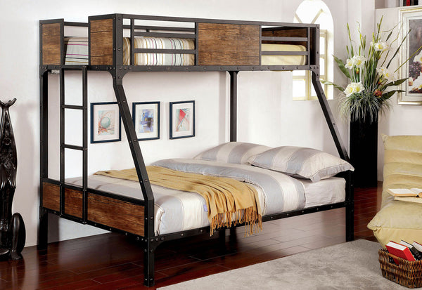 Clapton Black Twin/Full Bunk Bed