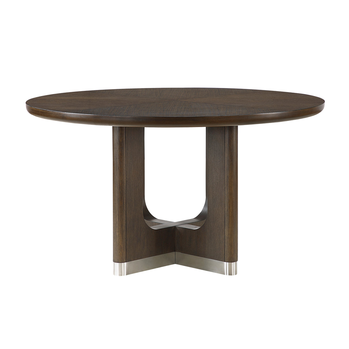Clara Brown Round Dining Table from Homelegance - Luna Furniture
