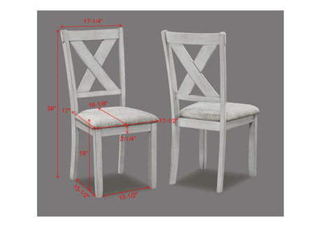 Clara Driftwood Dining Set from Crown Mark - Luna Furniture