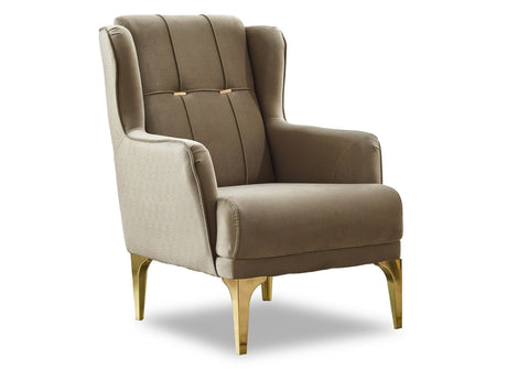 Clara Chair in Beige from Furnia - Luna Furniture