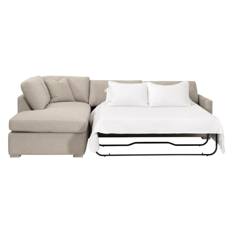 Clara 112" Slim Arm Sleeper Queen Lf Sectional from Essentials For Living - Luna Furniture