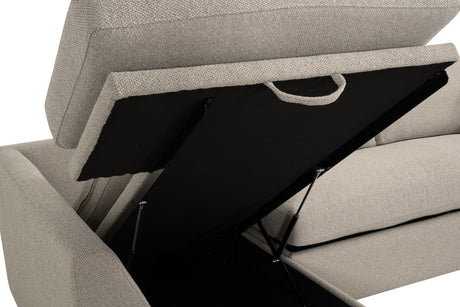 Clara 112" Slim Arm Sleeper Queen Lf Sectional from Essentials For Living - Luna Furniture