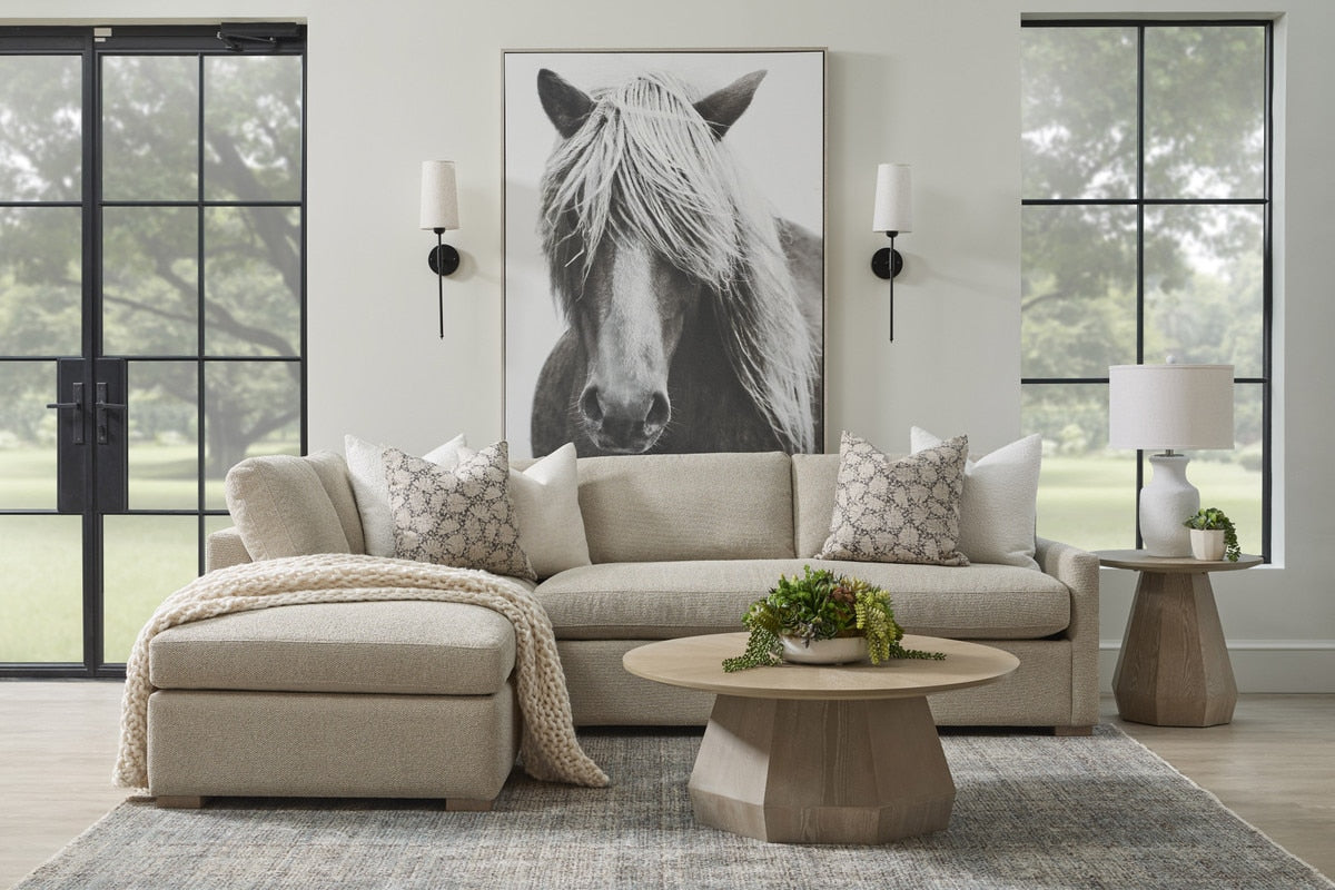 Clara 112" Slim Arm Sleeper Queen Lf Sectional from Essentials For Living - Luna Furniture