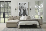 Clara 112" Slim Arm Sleeper Queen Lf Sectional from Essentials For Living - Luna Furniture