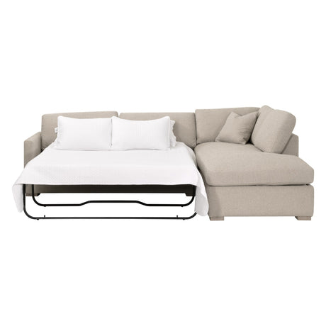 Clara 112" Slim Arm Sleeper Queen Rf Sectional from Essentials For Living - Luna Furniture