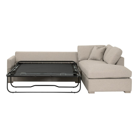 Clara 112" Slim Arm Sleeper Queen Rf Sectional from Essentials For Living - Luna Furniture