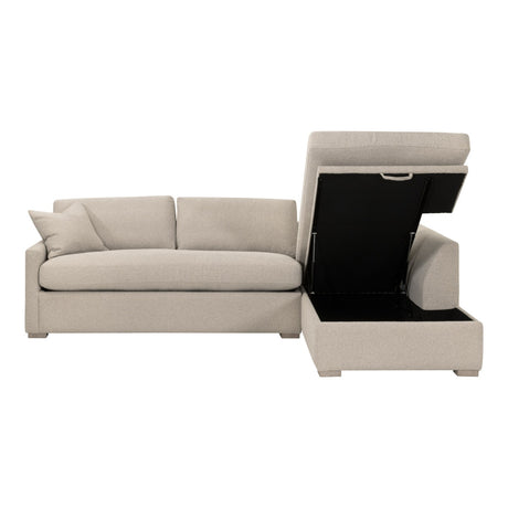 Clara 112" Slim Arm Sleeper Queen Rf Sectional from Essentials For Living - Luna Furniture