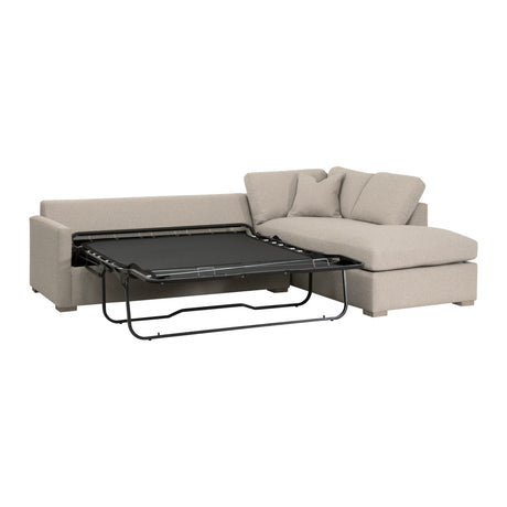 Clara 112" Slim Arm Sleeper Queen Rf Sectional from Essentials For Living - Luna Furniture