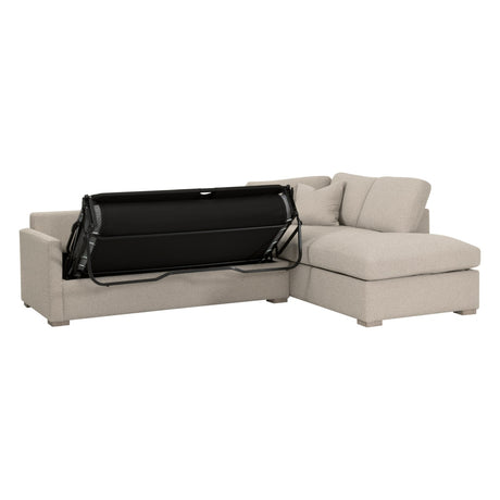Clara 112" Slim Arm Sleeper Queen Rf Sectional from Essentials For Living - Luna Furniture