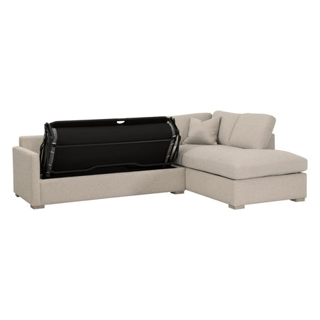 Clara 112" Slim Arm Sleeper Queen Rf Sectional from Essentials For Living - Luna Furniture