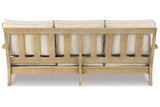 Clare View Beige Outdoor Sofa, Loveseat and Lounge Chair from Ashley Furniture - Luna Furniture