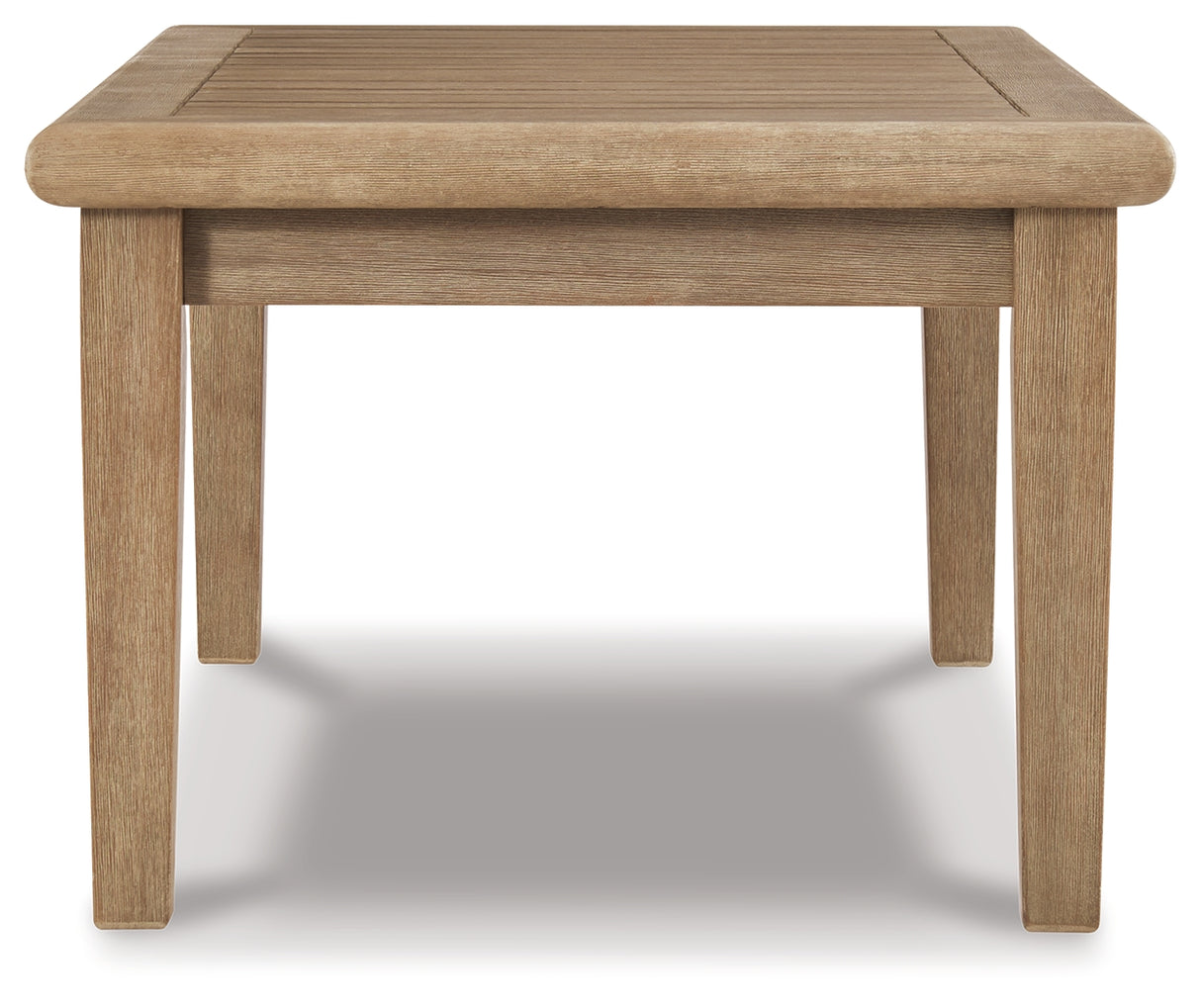 Clare View Outdoor Sofa with Coffee Table in Beige from Ashley Furniture - Luna Furniture