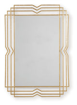Claybrook Gold Finish Accent Mirror from Ashley - Luna Furniture