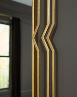 Claybrook Gold Finish Accent Mirror from Ashley - Luna Furniture