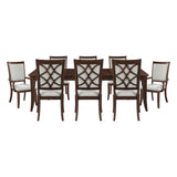 Claymont Cherry 9-Piece 96" Extendable Dining Set from Homelegance - Luna Furniture
