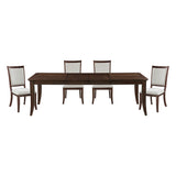 Claymont Cherry 96" Extendable Dining Set from Homelegance - Luna Furniture