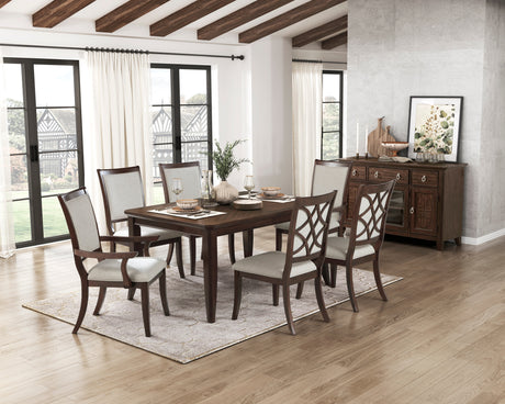 Claymont Cherry Extendable Dining Set from Homelegance - Luna Furniture