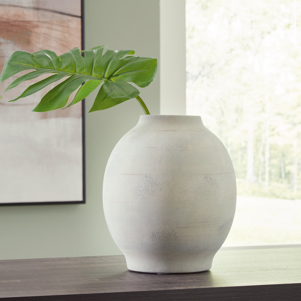 Clayson Sage Green Vase from Ashley - Luna Furniture
