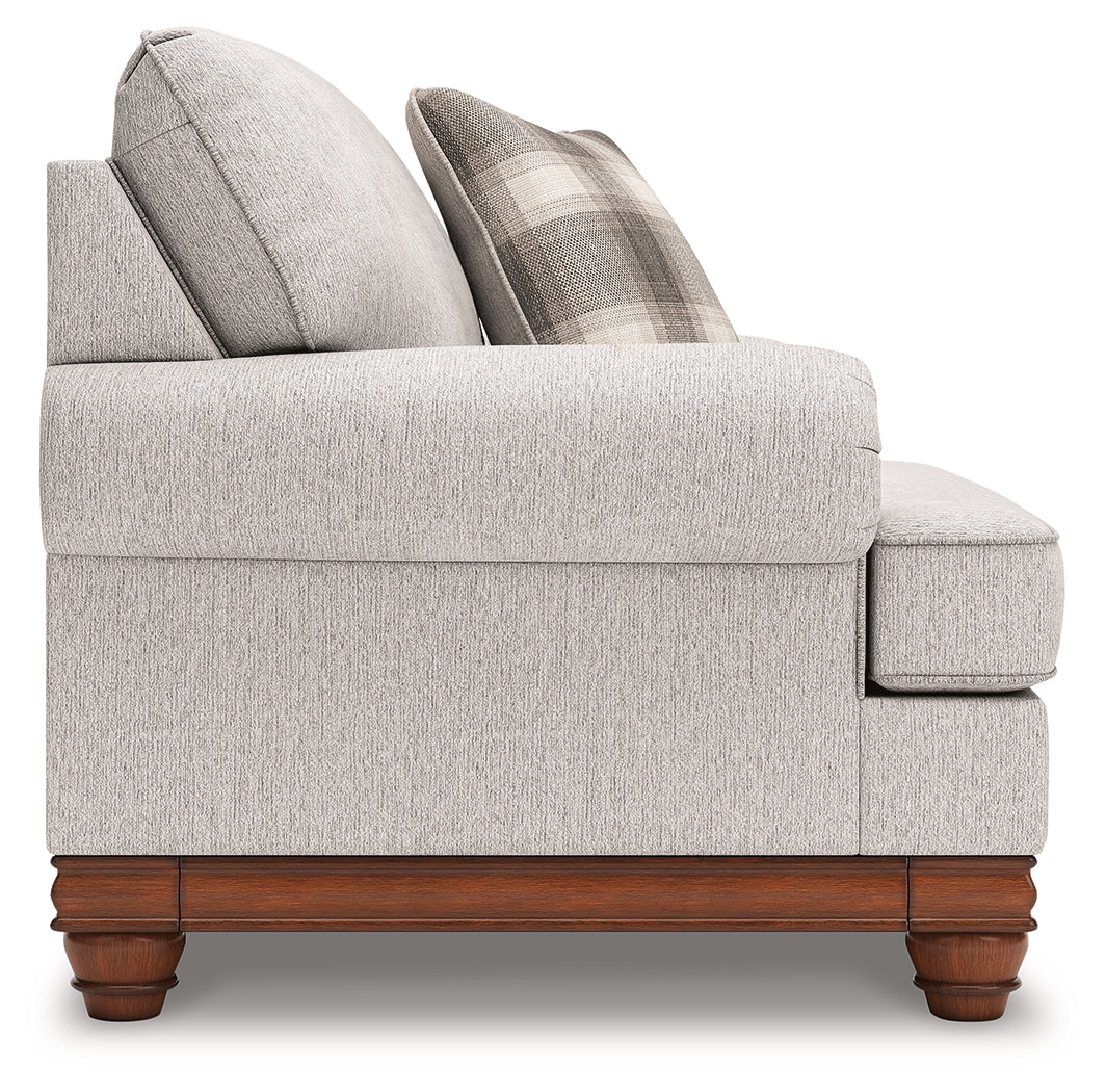 Clearbrooke Sandstone Chair and Ottoman from Ashley Furniture - Luna Furniture