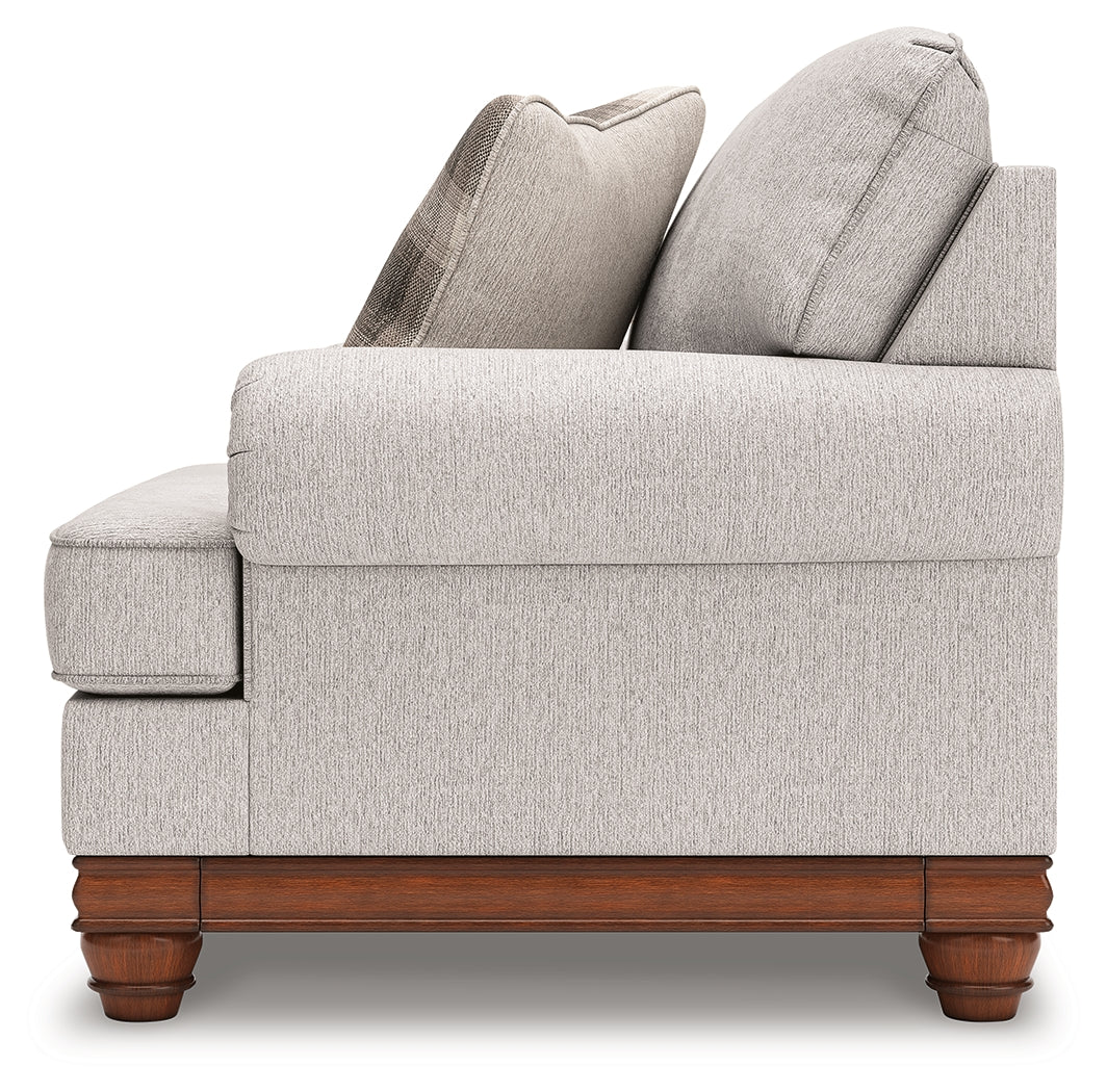 Clearbrooke Sandstone Chair and Ottoman from Ashley Furniture - Luna Furniture