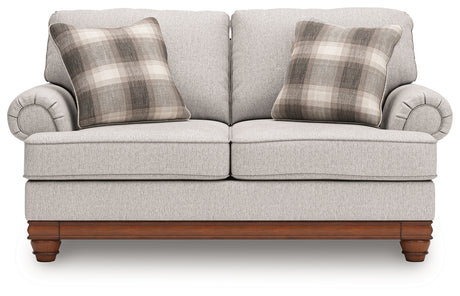 Clearbrooke Sofa and Loveseat in Sandstone from Ashley - Luna Furniture