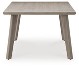 Cliff Trails Beige Outdoor Dining Table from Ashley - Luna Furniture