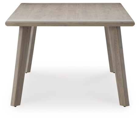 Cliff Trails Beige Outdoor Dining Table from Ashley - Luna Furniture