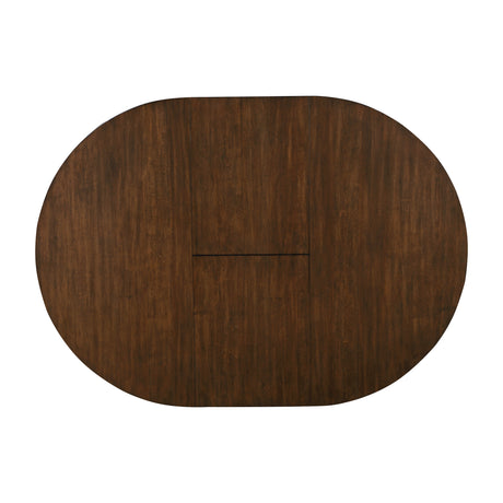 Clive Cherry Round/Oval Extendable Dining Table from Homelegance - Luna Furniture