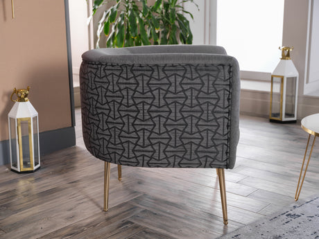 Cloak Grey Accent Chair from Bellona - Luna Furniture