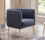 Cloak Navy Accent Chair from Bellona - Luna Furniture
