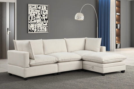 Cloud Beige Modular Sectional with Water Resistant Fabric from Happy Homes - Luna Furniture