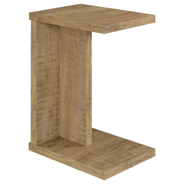 Clower Mango Engineered Wood C-Shaped Sofa Side Table