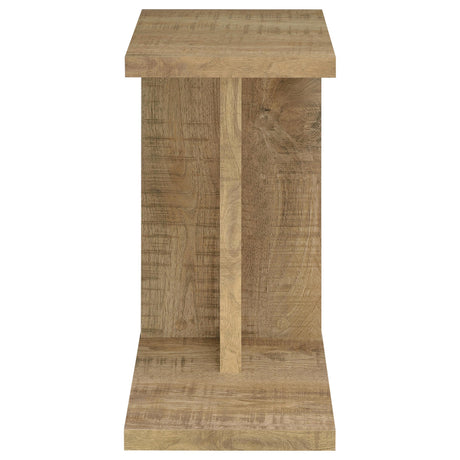 Clower Mango Engineered Wood C-Shaped Sofa Side Table from Coaster - Luna Furniture