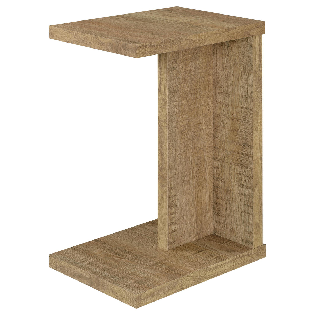 Clower Mango Engineered Wood C-Shaped Sofa Side Table from Coaster - Luna Furniture