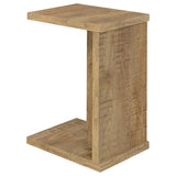 Clower Mango Engineered Wood C-Shaped Sofa Side Table from Coaster - Luna Furniture