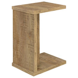 Clower Mango Engineered Wood C-Shaped Sofa Side Table from Coaster - Luna Furniture
