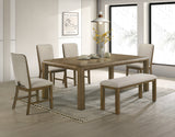 Cockrell Brown/Beige Extandable Dining Set from Crown Mark - Luna Furniture
