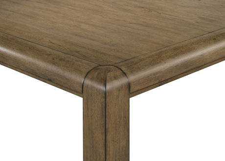 Cockrell Brown/Beige Dining Table with 18"Leaf from Crown Mark - Luna Furniture