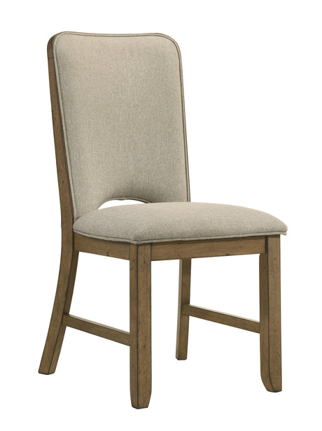 Cockrell Brown/Beige Extandable Dining Set from Crown Mark - Luna Furniture